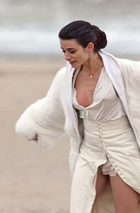 Penelope Cruz in bikini on a boat