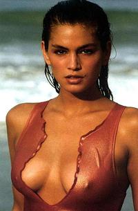 Cindy Crawford has some perky nipples