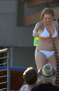Lindsay Lohan being herself