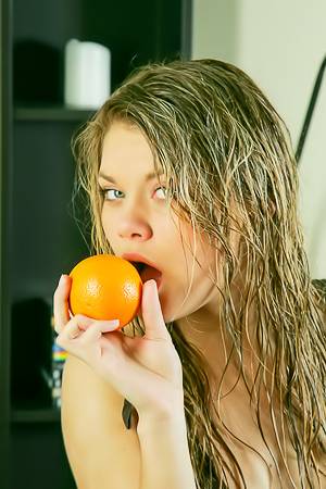 Lisa Entices With Her Alluring Smile And Wet Dream Look As She Undresses