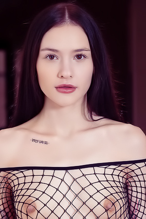Matty Enjoying Erotic Masturbation With Fishnet And Ass Play